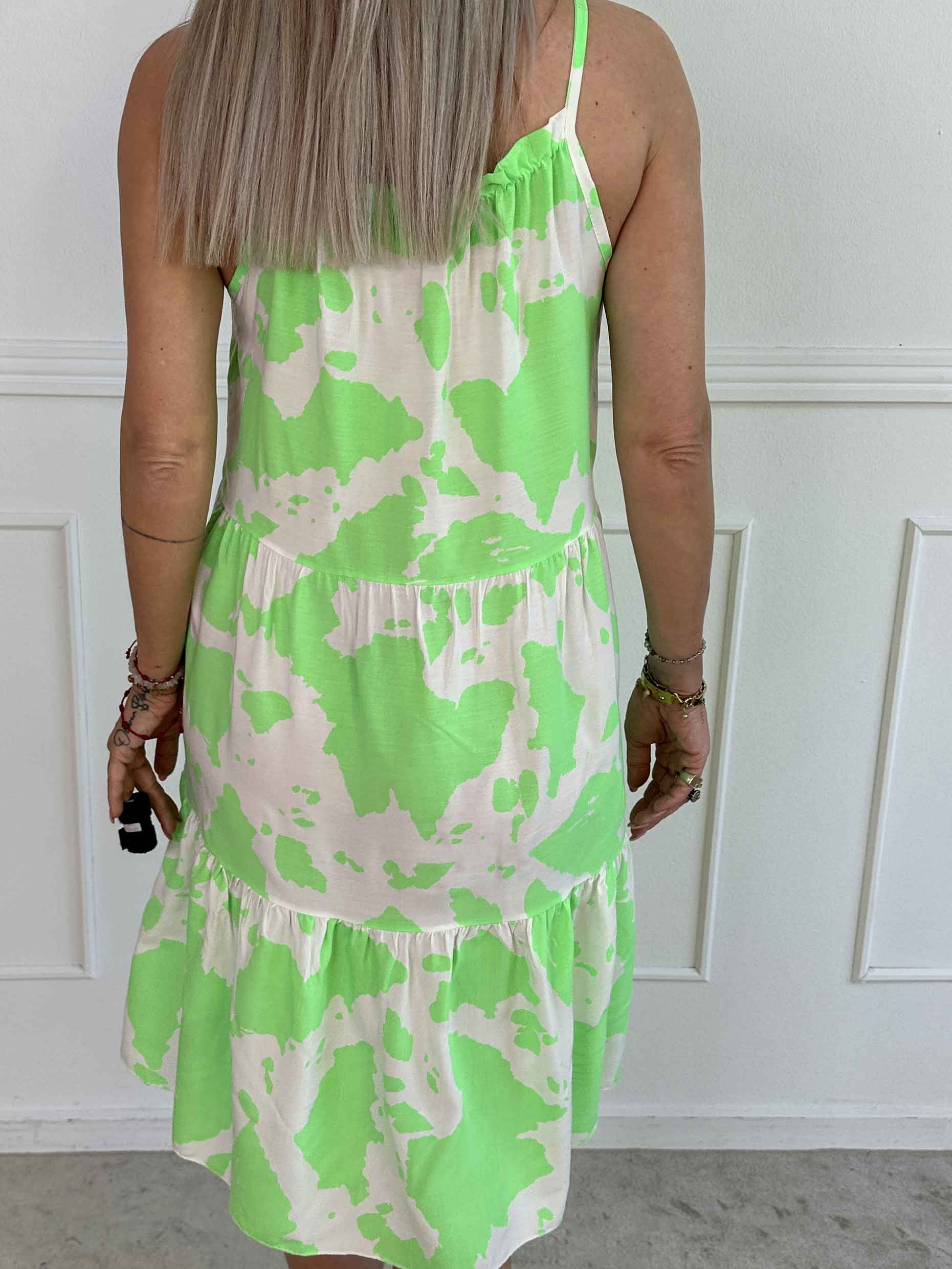 Maeve - Sommerkjole i bomuld med stropper og lag på lag look
